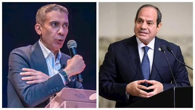 الرئيس السيسي وضياء العوضي