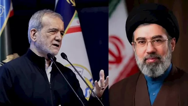 مسعود بزشكيان ومجتبى خامنئي