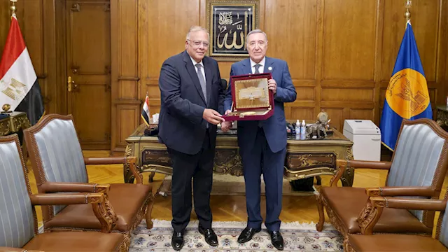 المستشار بولس فهمي إسكندر والدكتور أحمد إيهاب جمال