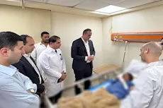 حادث الإسماعيلية- وزير الصحة يتابع الحالة الصحية للمصابين