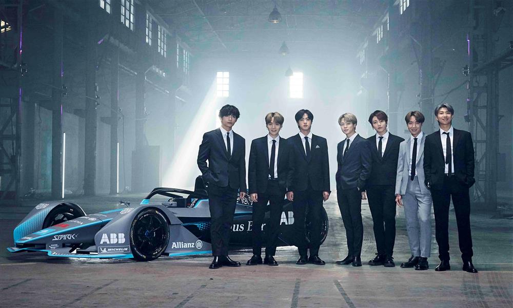 تعاون بين فورميولا E وفريق BTS الغنائي الكوري