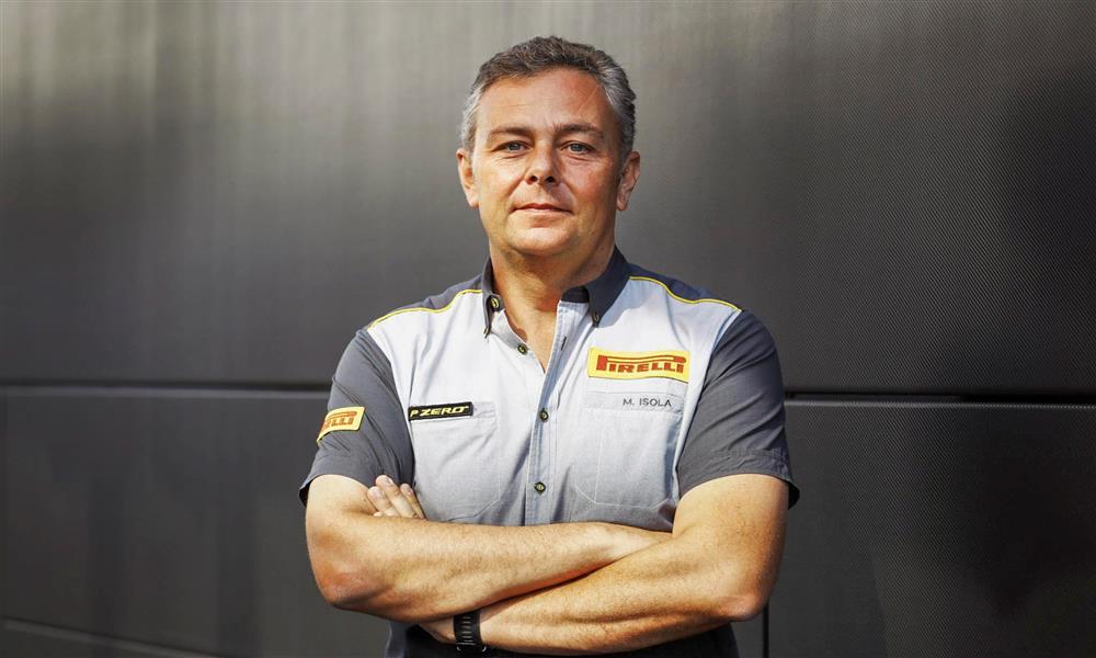 ماريو إيزولا ، مسؤول الفورمولا-1 بشركة بيريللي