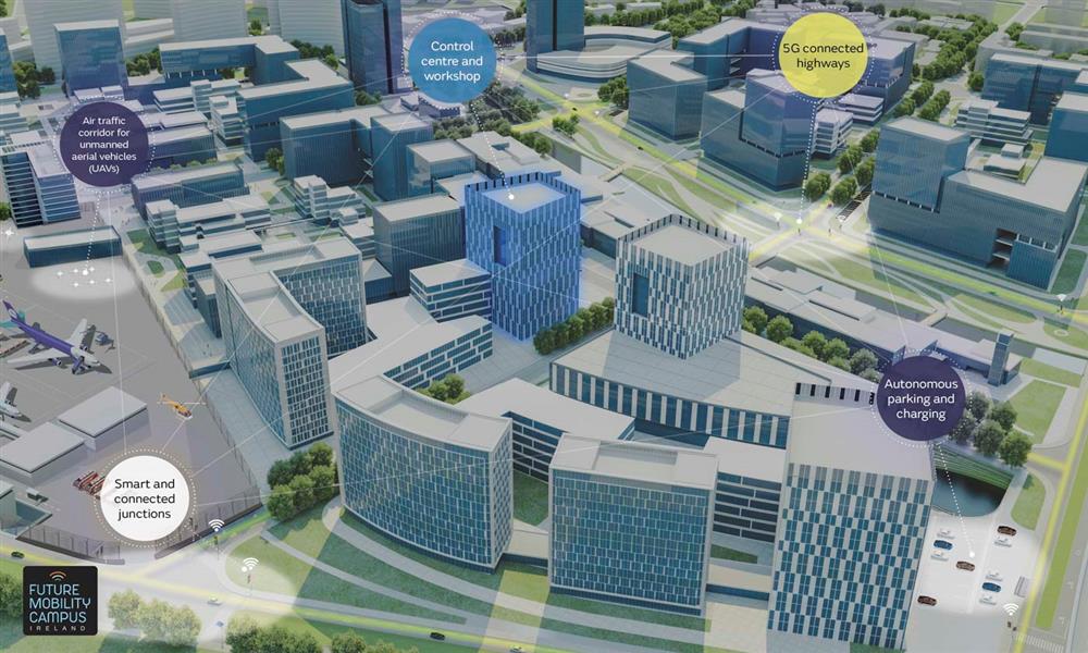 مشروع «فيوتشر موبيليتي كامبوس إيرلندا FMCI» للمدينة الذكية من جاجوار لاند روفر