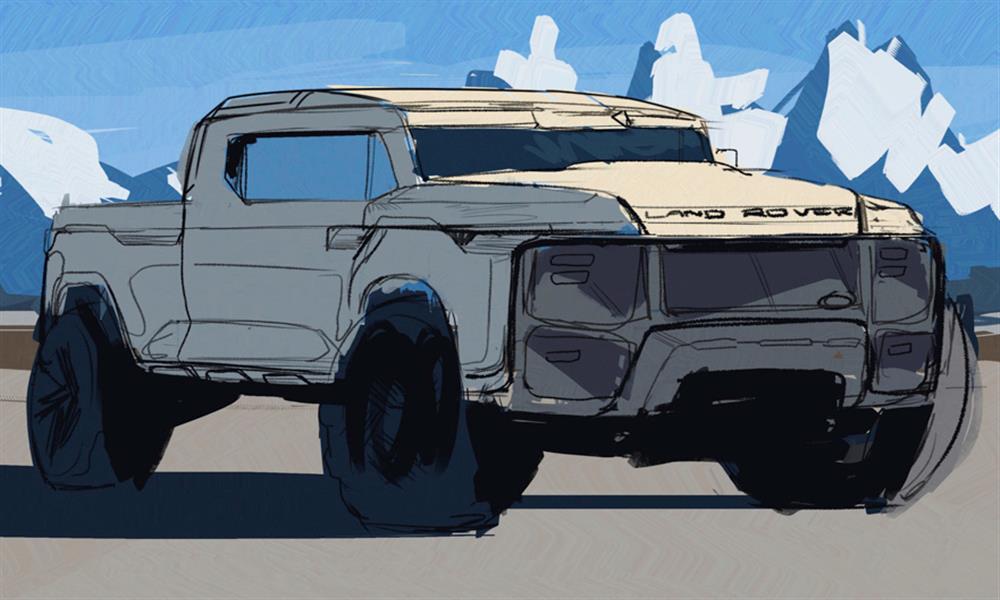 لاند روفر ، ديفندر ، بيك أب ، Land Rover ، Defender  (2)