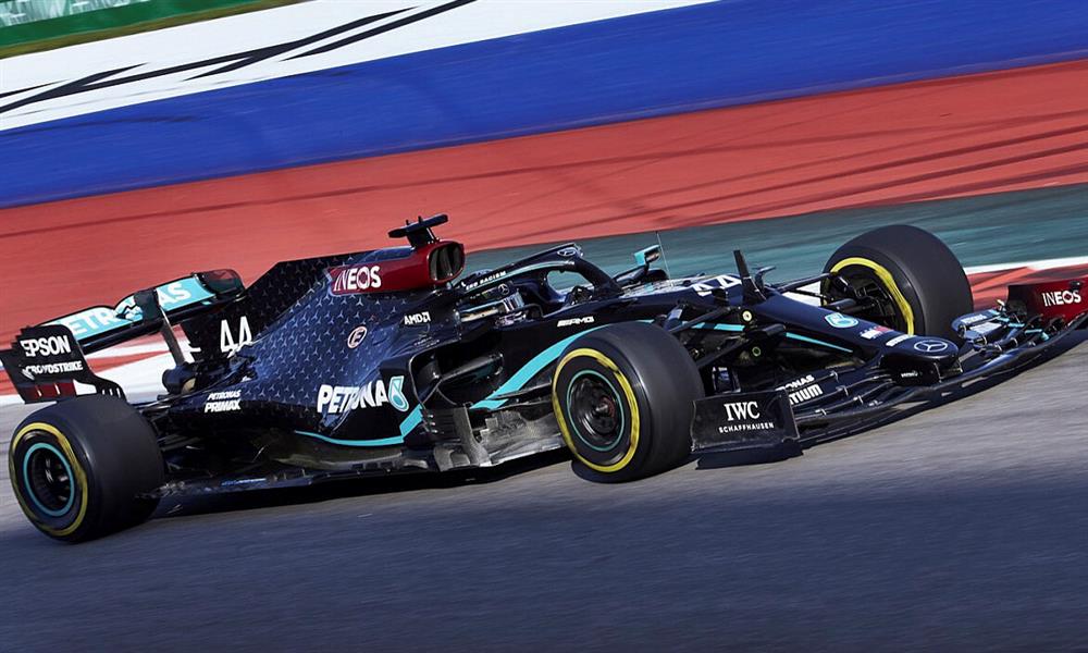 لويس هاميلتون بجائزة روسيا الكبرى