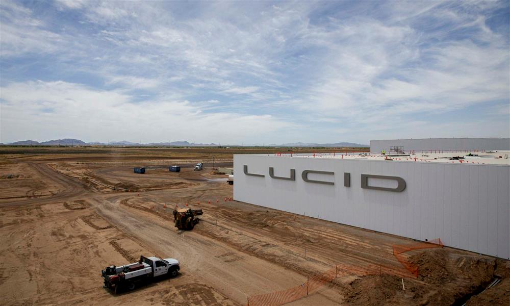 مصنع لوسيد بالولايات المتحدة الأمريكية