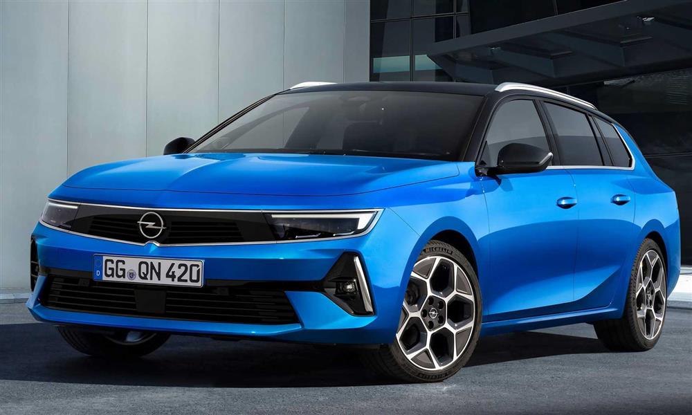 أوبل تقدم أسترا الستيشن بمنظومة كهربائية لأول مرة