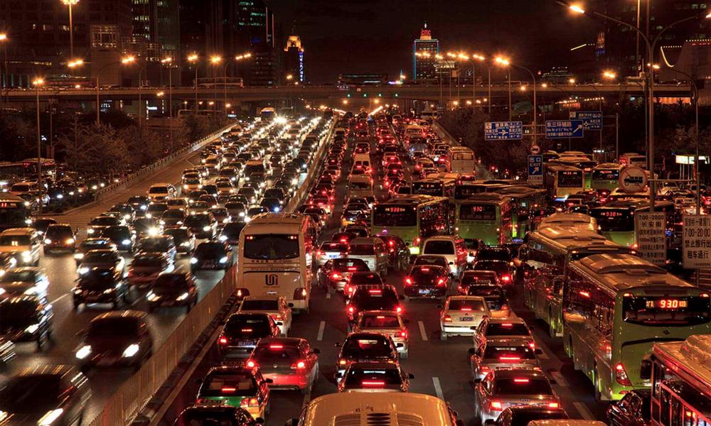 طرقات العاصمة الصينية بكين