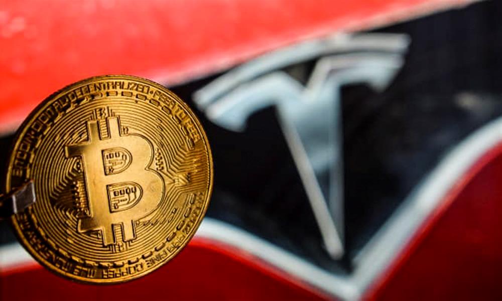 شعاري تسلا وبيتكوين