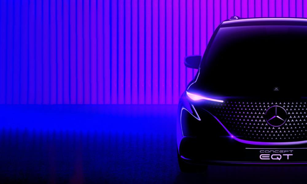 مرسيدس EQT نموذج فان كهربائي يظهر قريبًا 