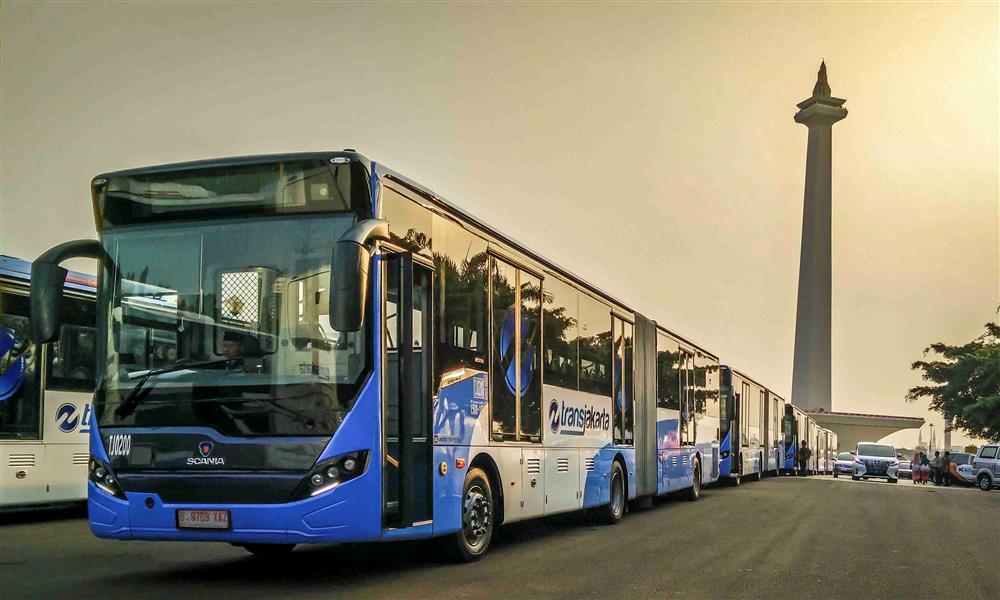 حافلة BRT تابعة لعلامة سكانيا