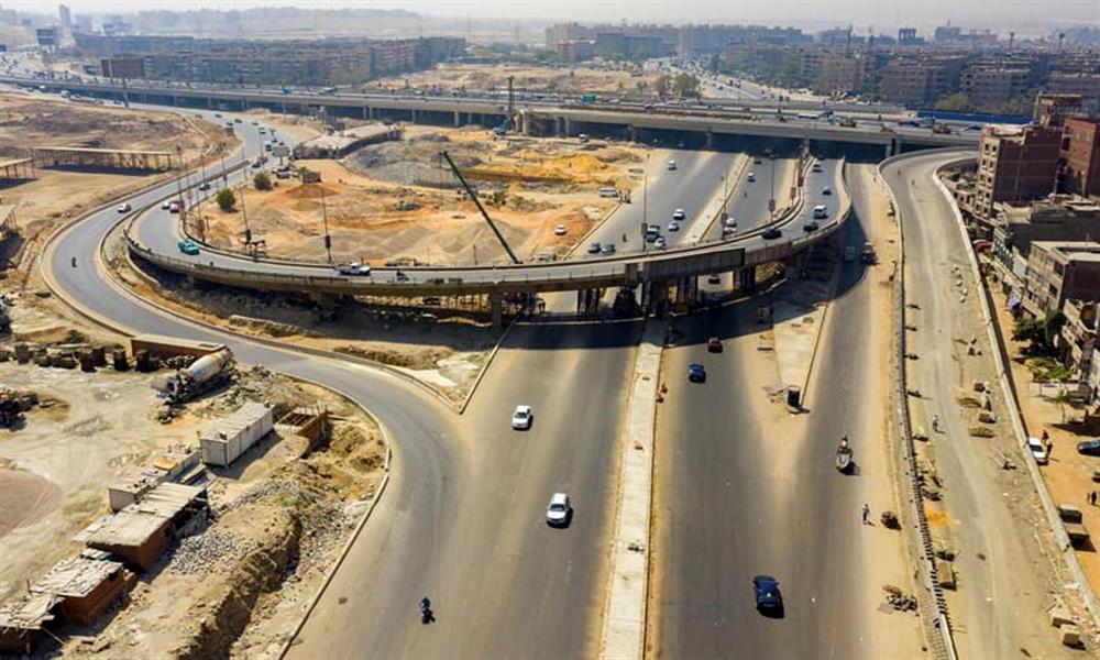 صور جديدة لأعمال تطوير وتوسعة الطريق الدائري (2)