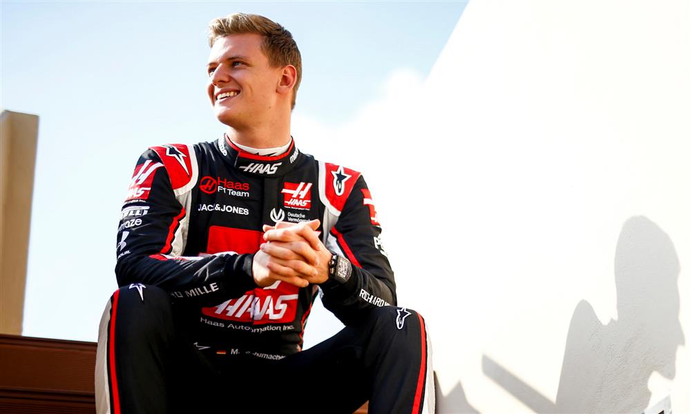 ميك شوماخر سائق فريق هاس للفورمولا-1