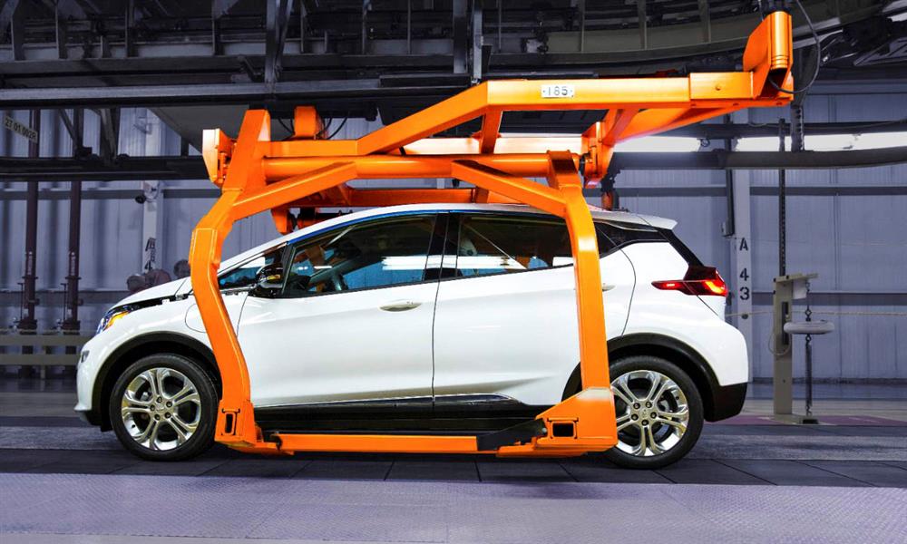 خط إنتاج شيفروليه بولت الكهربائية