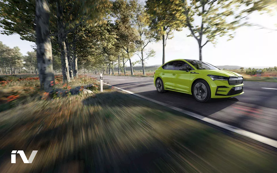 سكودا EnyaQ iV كوبيه تمثل أول الطراز كهربائي رياضي للعلامة