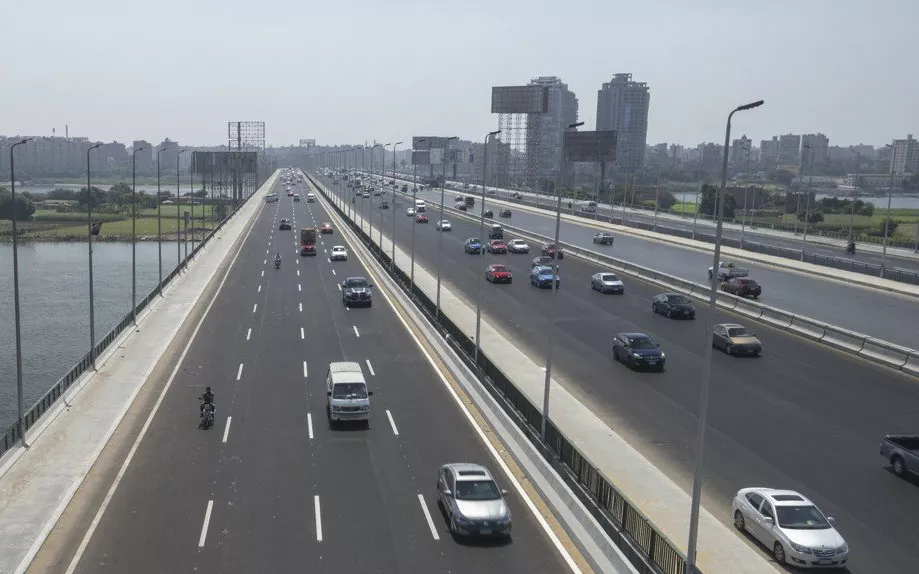 غلق مطلع الطريق الدائري من شبرامنت