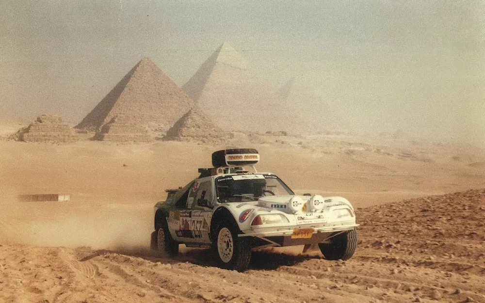 صورة أرشيفية من رالي الفراعنة 