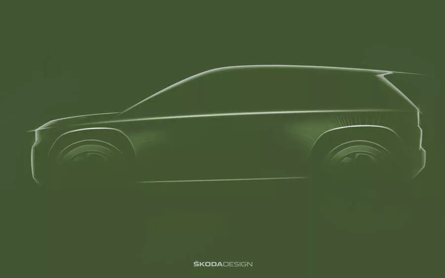 صورة تشويقية لهاتشباك سكودا الكهربائية القادمة 