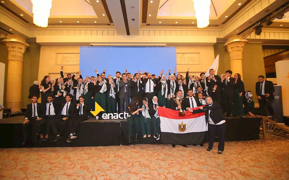إكسون موبيل تشيد بفوز عين شمس في إناكتس 2022