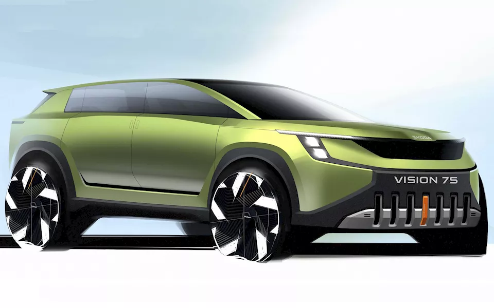 أولى رسومات سكودا 7S الاختبارية (1)