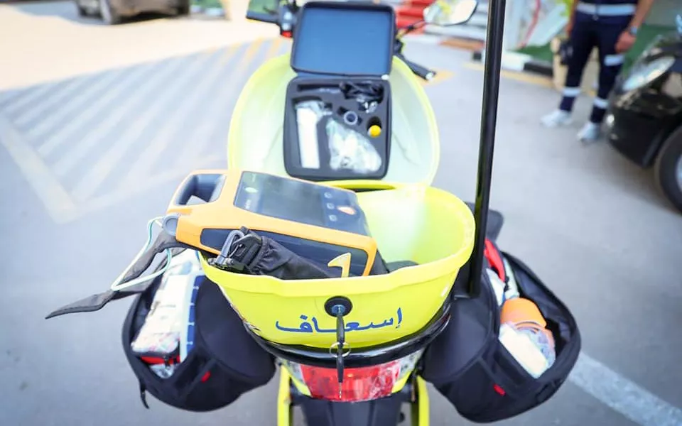 أول اسكوتر كهربائي ينضم لأسطول الإسعاف المصري (3)