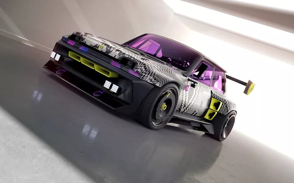 رينو R5 TURBO 3E تنجرف بقوة 380 حصان  (1)