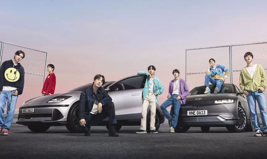 هيونداي تتعاون مع BTS الكورية