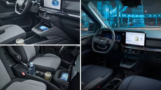 مقصورة فورد Transit Courier الخدمية الجديدة