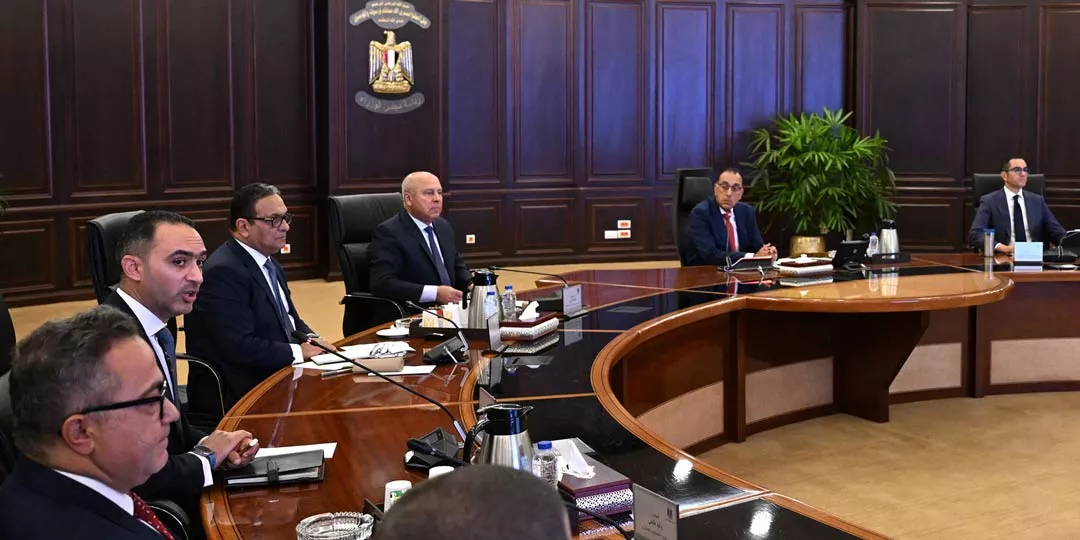 1 جانب من لقاء رئيس الوزراء بممثلي شركة نيسان إيجيبت