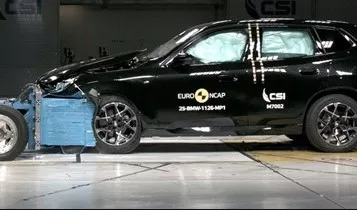جانب من اختبار حادث بي إم دبلي X3 موديل 2025