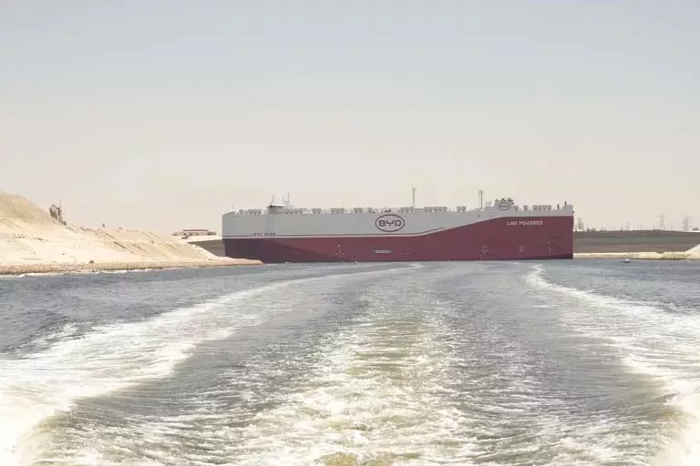 حاملة السيارات BYD XI’AN العملاقة