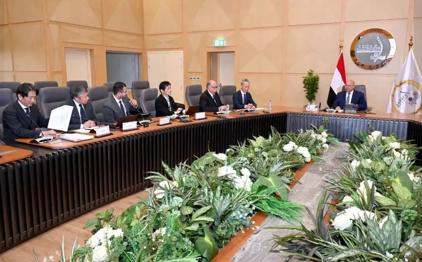 جانب من اجتماع  وفد شركة تويوتا تسوشو مع الفريق مه