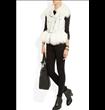 شيرلينغ  Shearling McQ Alexander McQueen's Gilet بلون الأبيض off white قطعةً رائعةً ترتدى مع عدة اطلالة وهي من ستيل biker ننصح بارتدائها مع جينز أسود 