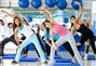 aerobics class in a gym