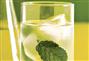 lemon juice with green mint