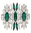 Swarovski by Shourouk Brooch green                                                                                                                    