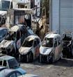 حرق السيارات باحتفالات العام الجديد                                                                                                                   