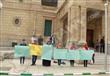 طالبات بجامعة القاهرة يتظاهرن طلباً للتجنيد في الجيش (7)                                                                                              