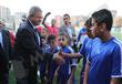 وزير الرياضة يفتتح ملاعب كرة القدم                                                                                                                    