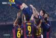 لاعبو برشلونة يحتفلون بميسي