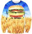 BURGER AND FRIES SHIRT                                                                                                                                