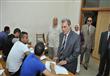 بالصور- جابر نصار يتفقد الامتحانات ويحذر من كتابة الشعارات السياسية