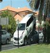 أغرب حوادث السيارات بشارع حديقة الصفا في دبى                                                                                                          