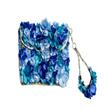 Blue Flower Clutch AED 350                                                                                                                            