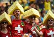 جماهير سويسرا تدعم منتخب بلادها في المونديال بـ"الجبنة"                                                                                               