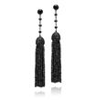 Ivanka Trump Oxidized Black Diamond Tassel Earring @ Bloomingdale's-Dubai