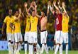 فرحة لاعبي البرازيل بعد إبعاد الطائر الكولومبي من 