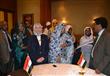 وزيرة القوي العاملة والهجرة ونظيرتها السودانية إشراقه محمود                                                                                           
