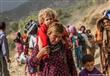 صورة أرشيفية للاجئيين من الطائفة الإيزيدية فروا من