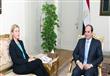 السيسي يستقبل الممثلة العليا للسياسة الخارجية والأ